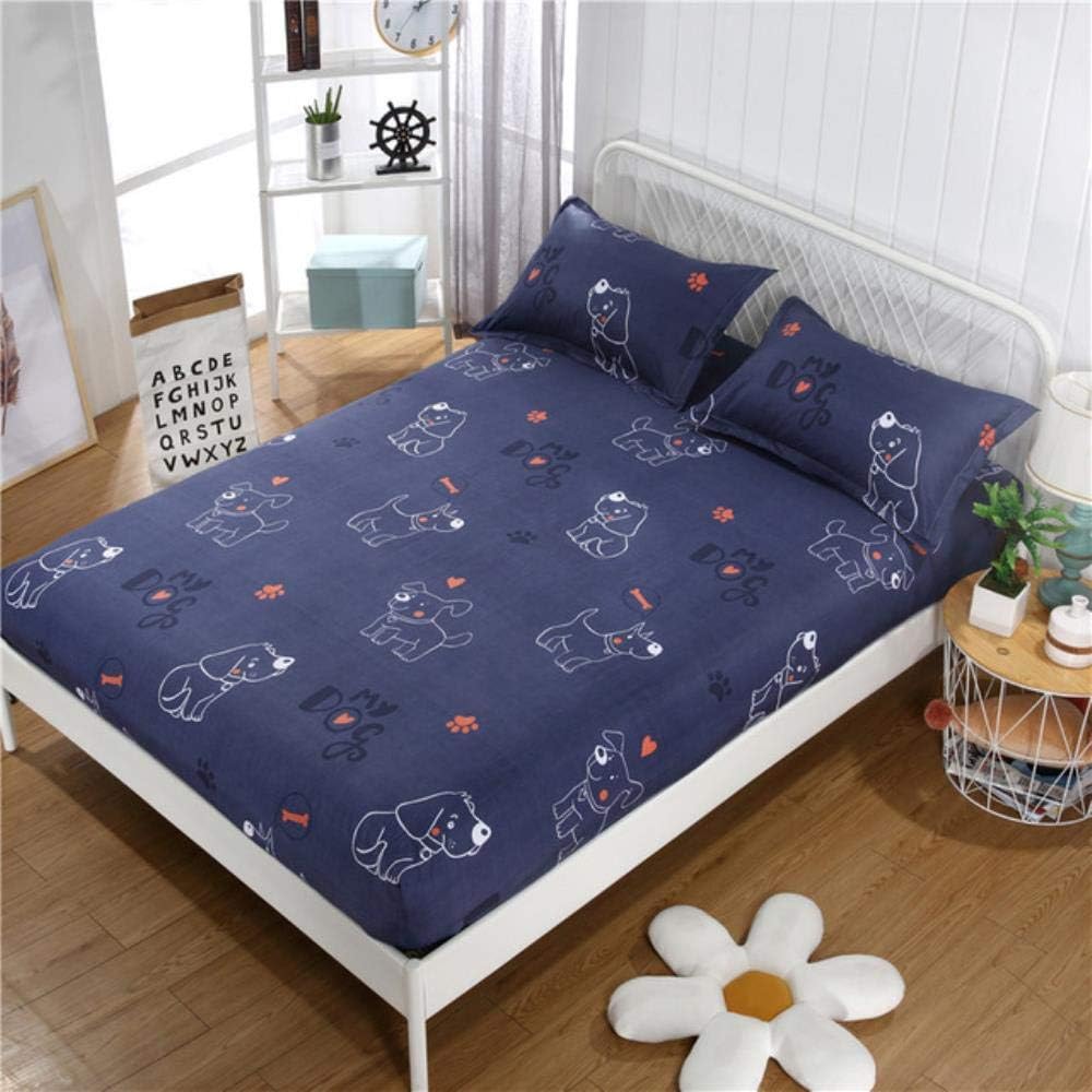 WTMLK 1 x bed sheet, floral printed mattress covers, fitted sheets