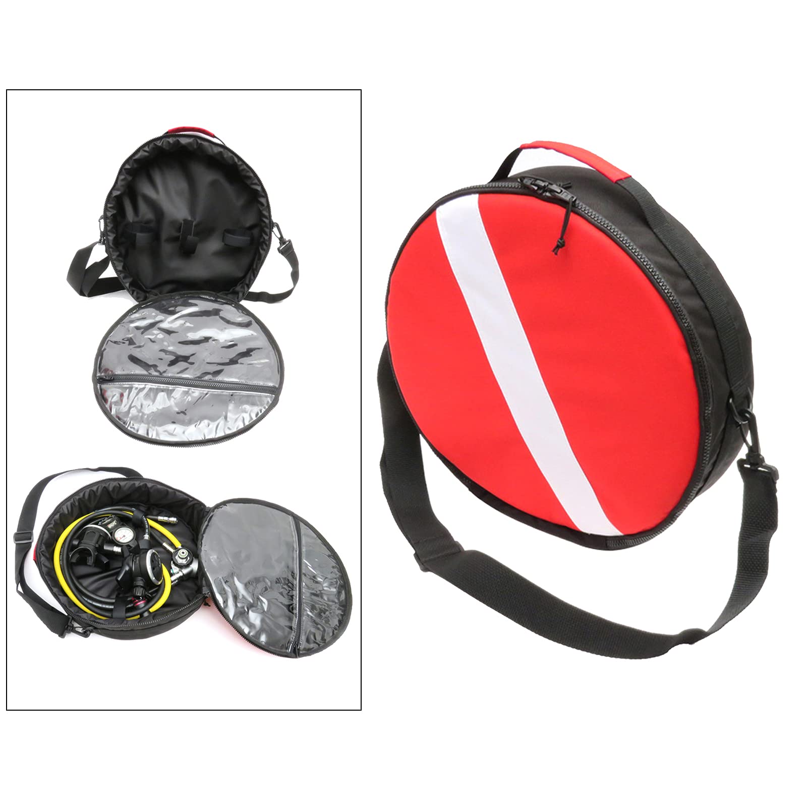 Milageto Scuba Regolatore Borsa Protettiva Imbottita Borsa da Immersione Design Cerniera