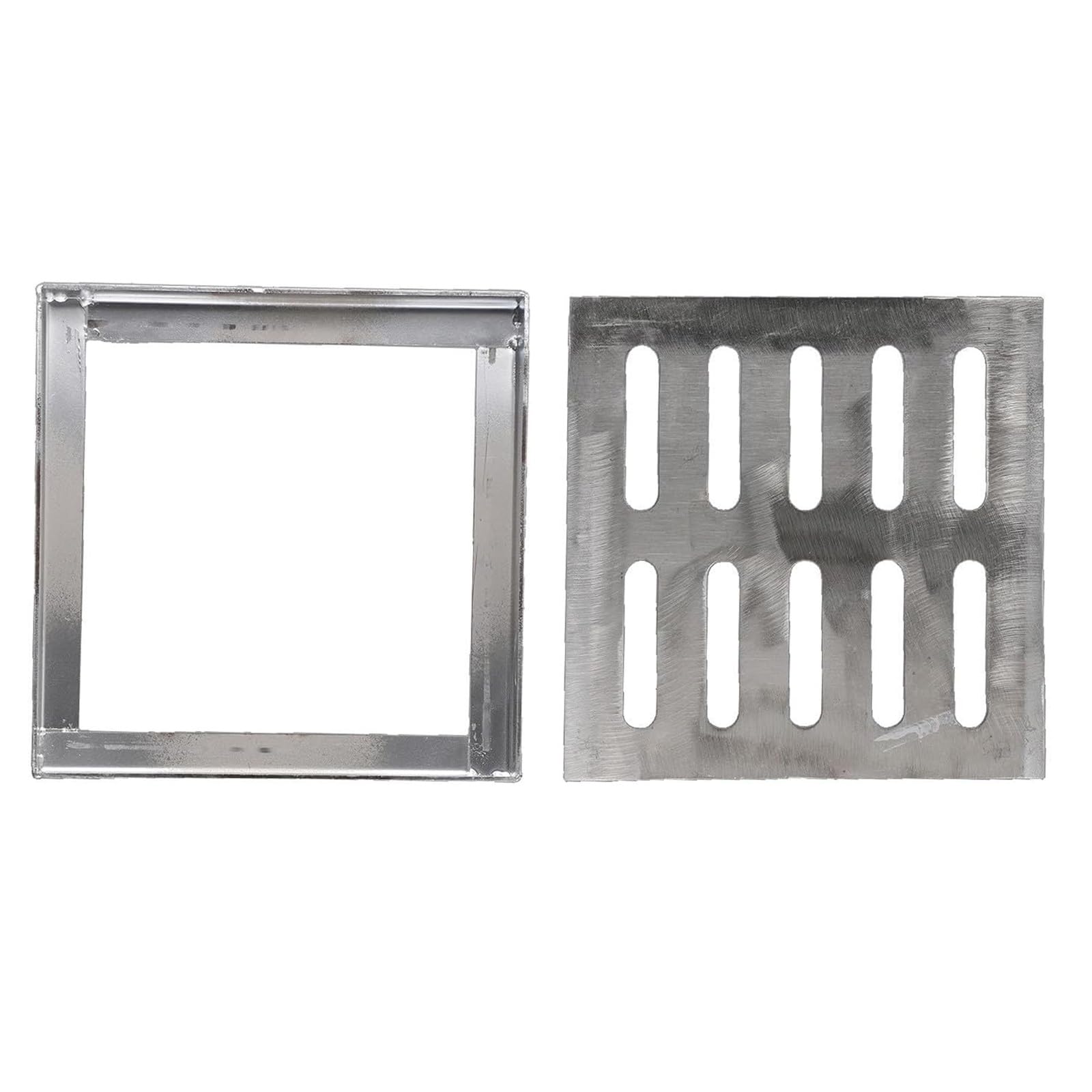 Grille en acier inoxydable pour drain extérieur et évacuation de cour de jardin
