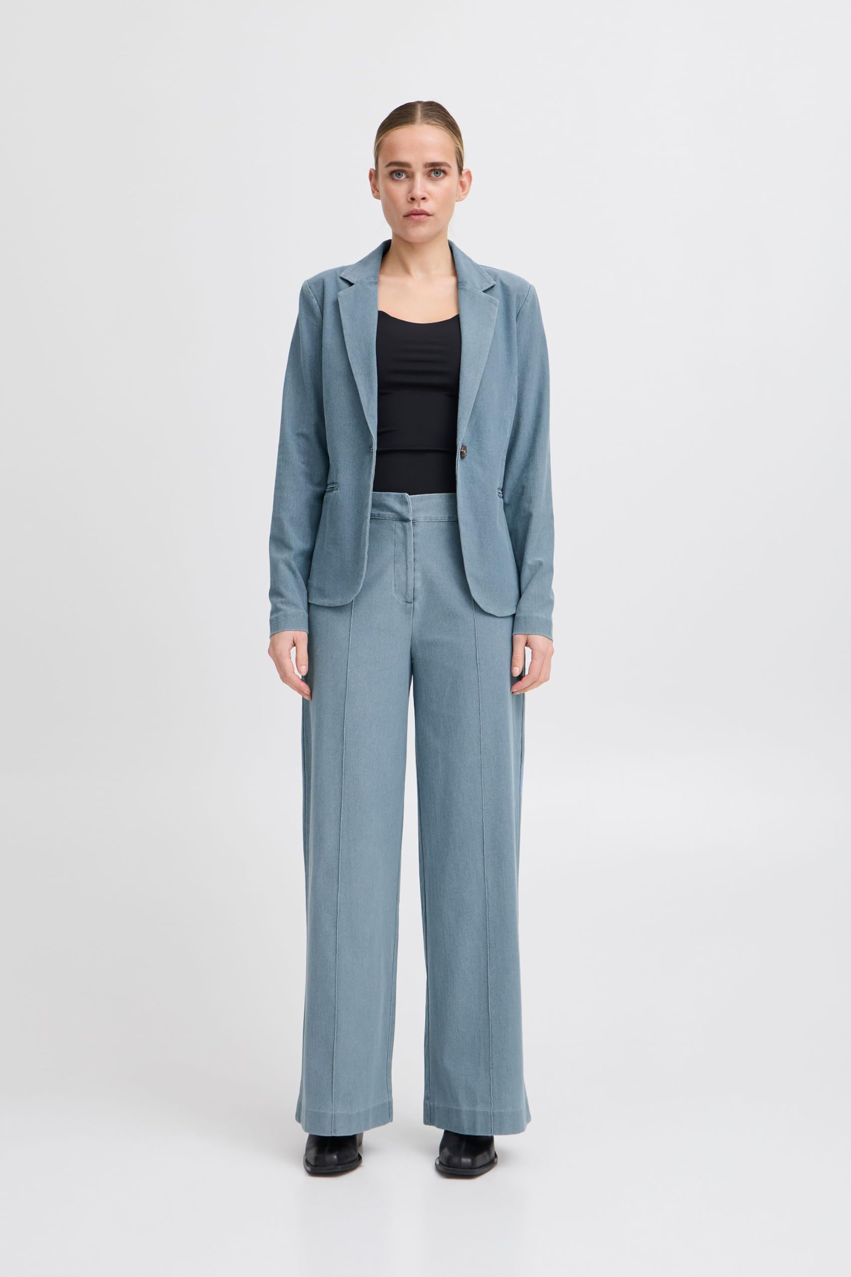 ICHI IHKATE Damen Blazer Longblazer/Kurzblazer Jacke Regular fit