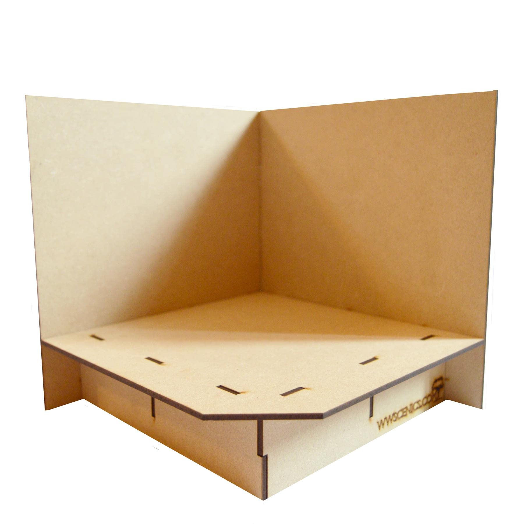 War World Scenics Diorama Board Type 2 Small Square - Model Scenery & Miniatures Display Mount