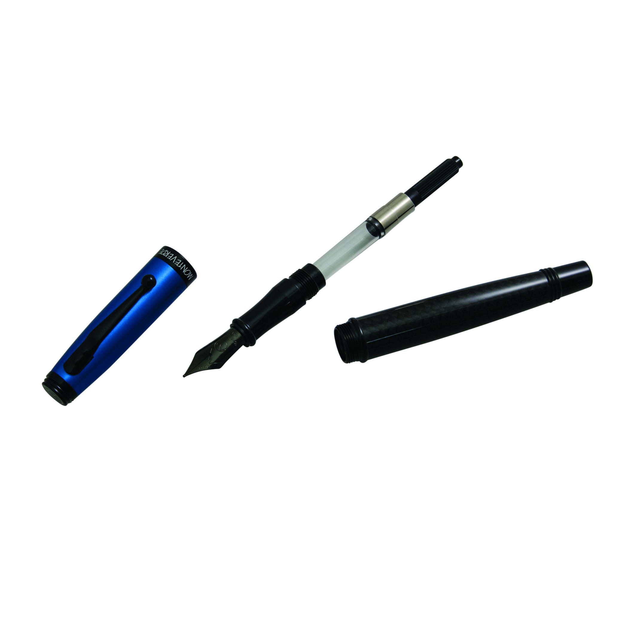 Amazon | MONTEVERDE USA Invincia 万年筆 ブルー アルマイト - S