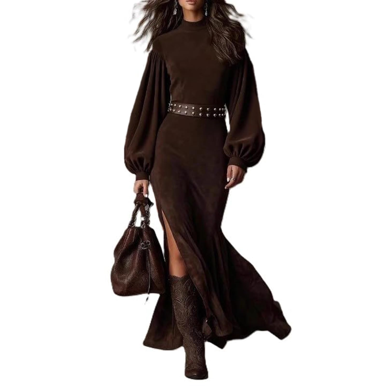 Vestidos Mujer Casual con Manga Larga Y Diseño Elegante Vestido Verano para Diferentes Ocasiones