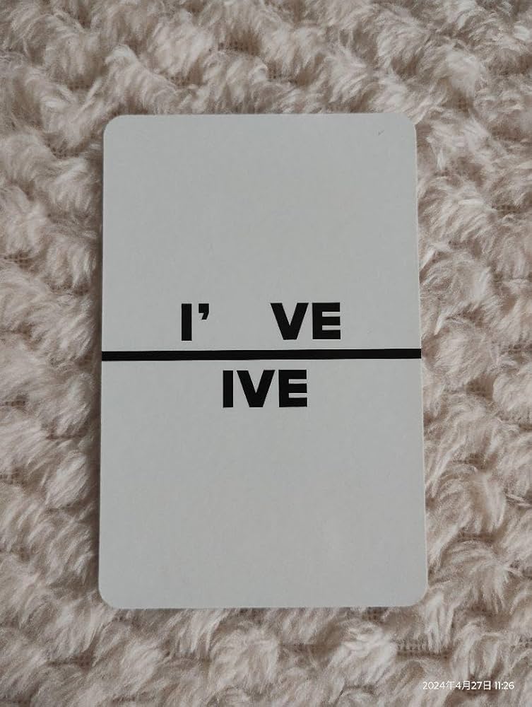 Amazon.co.jp: ive ガウル iam 封入トレカ : おもちゃ