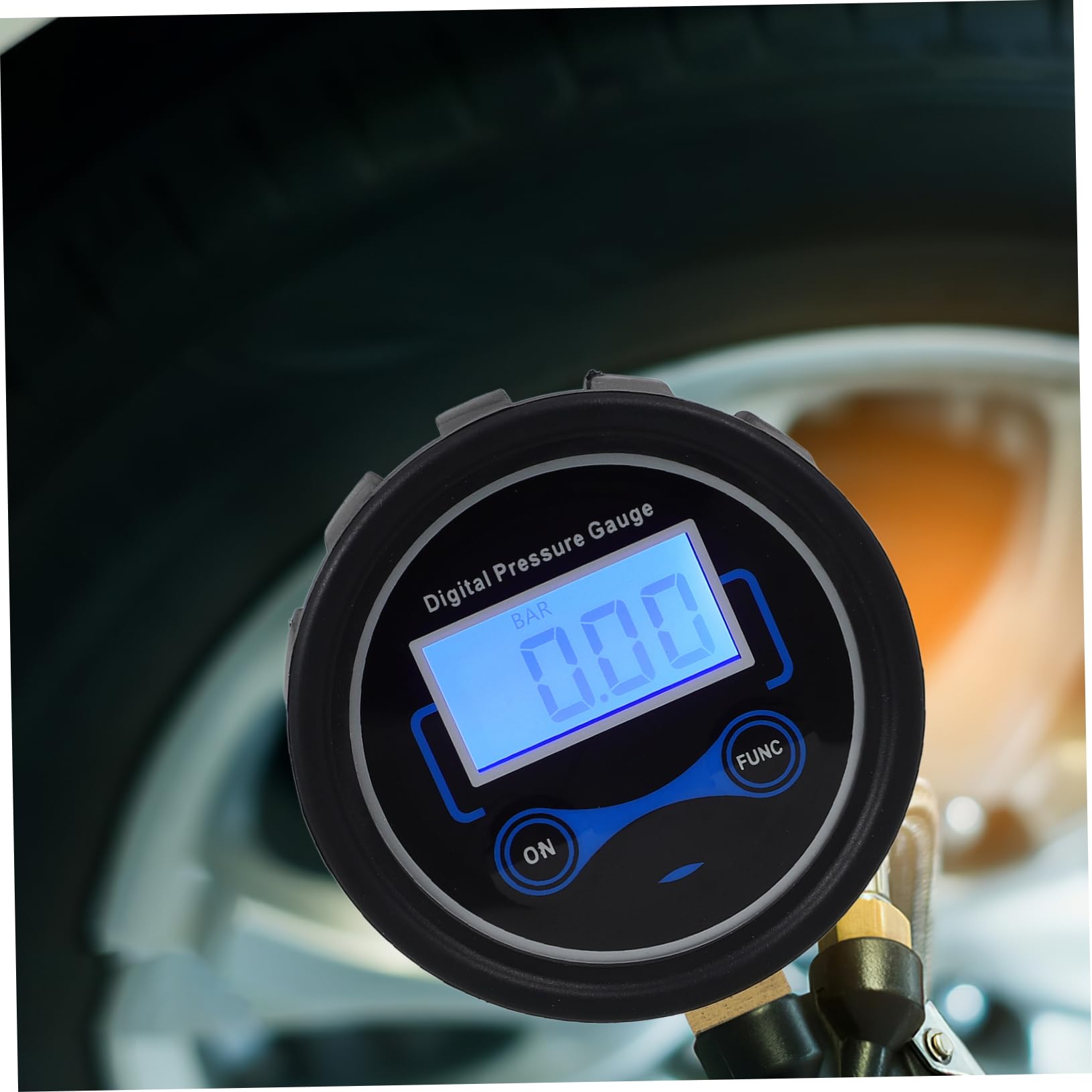 Alipis 3 Pièces Manomètre de Pression Numérique pour Pneus de Voiture Testeur de Pression avec Affichage LCD Outil de Mesure Pratique et Fiable pour Sécurité Routière