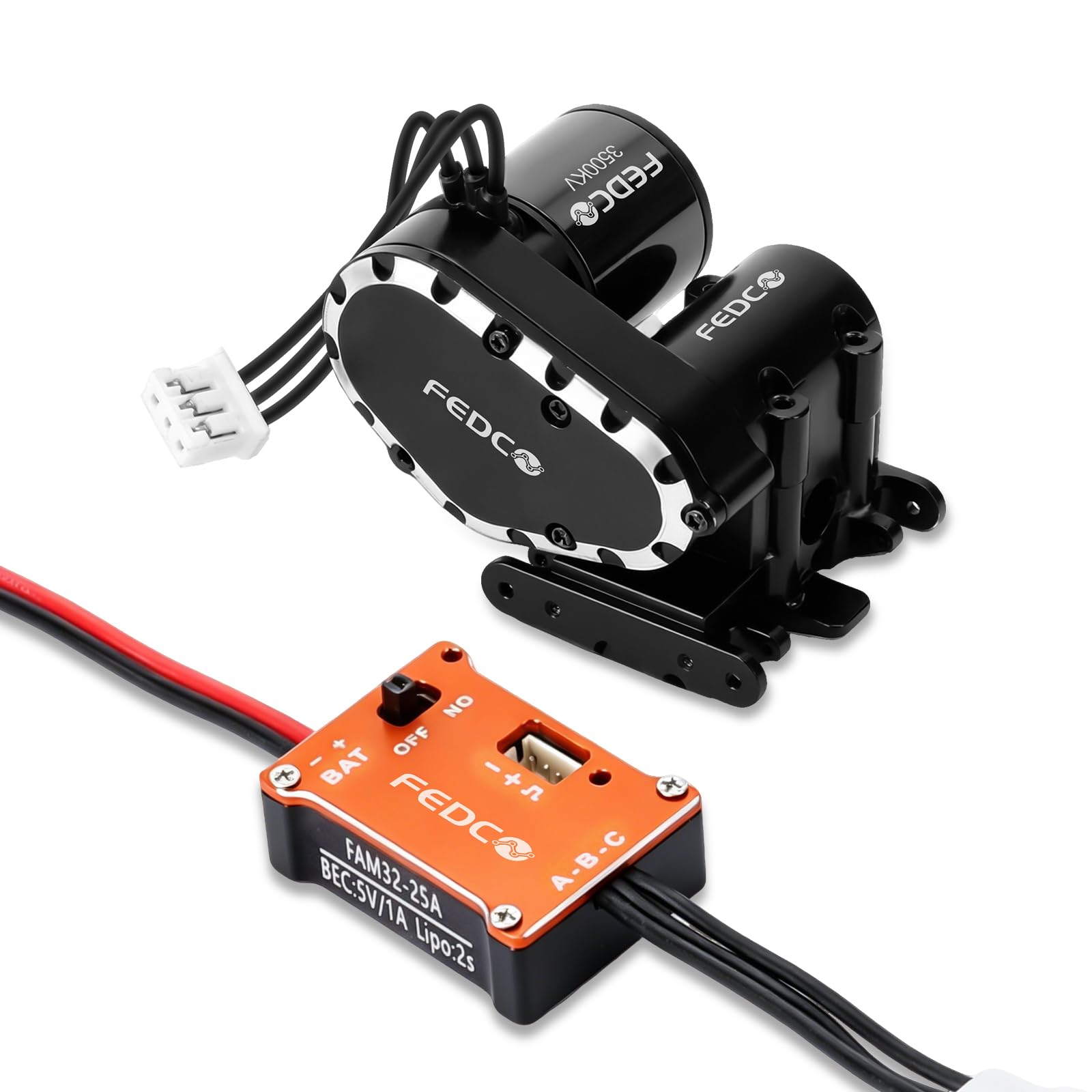 Amazon.co.jp: FEDCO SCX30 ブラシレスモーターとトランスミッション