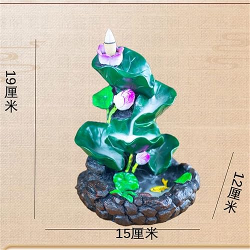 Miniatura 2 de CZDYUF - Quemador de incienso de sándalo de sándalo para torre decoración del hogar