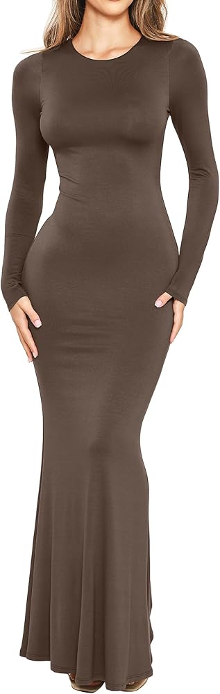 dress long tight Hold On Tight Knit Maxi Dress main image 0