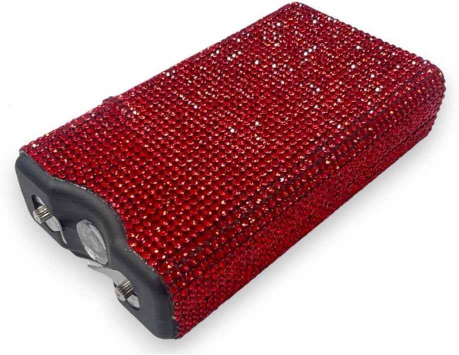 Crimson Private Self Protection Bling Jewel Stun Gun