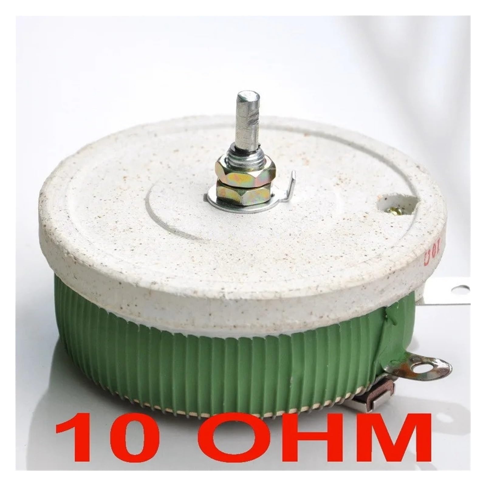 MUHM Potenziometro a Filo Avvolto ad Alta Potenza da 200 W 10 Ohm, reostato, Resistenza variabile, 200 Watt.