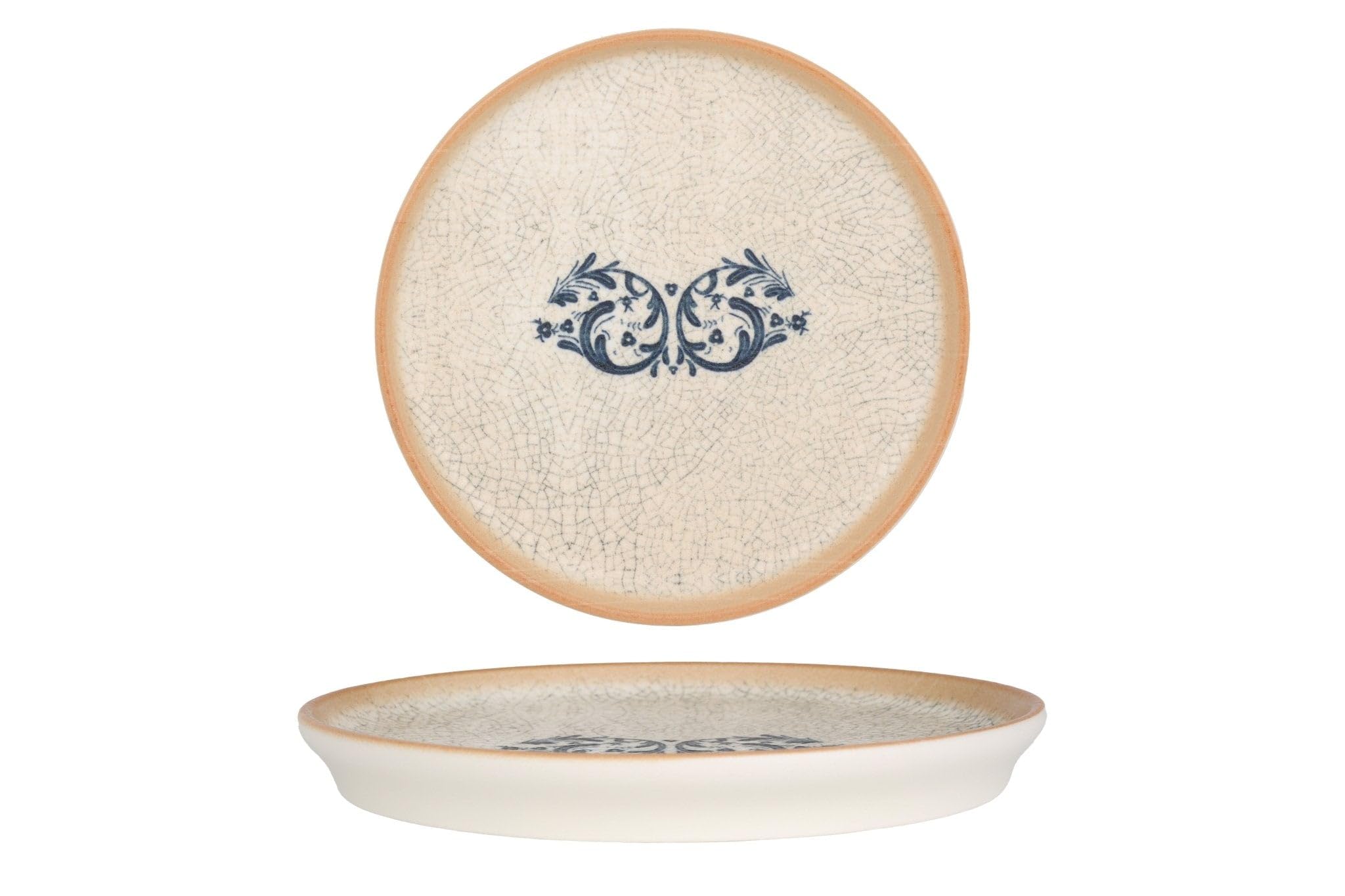 Bonna Platos de postre - Viento - Porcelana - 16 cm - juego de 6