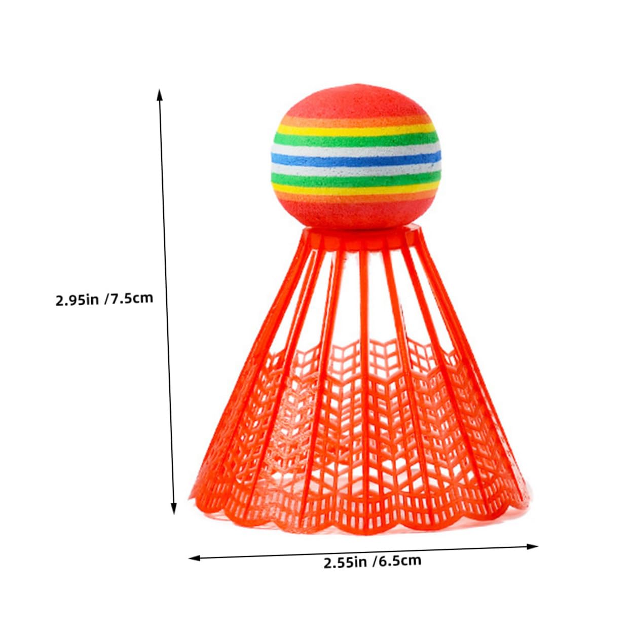 Badminton Birdies Light up Feature 20pcs Plastic Shuttlecocks for Random Color