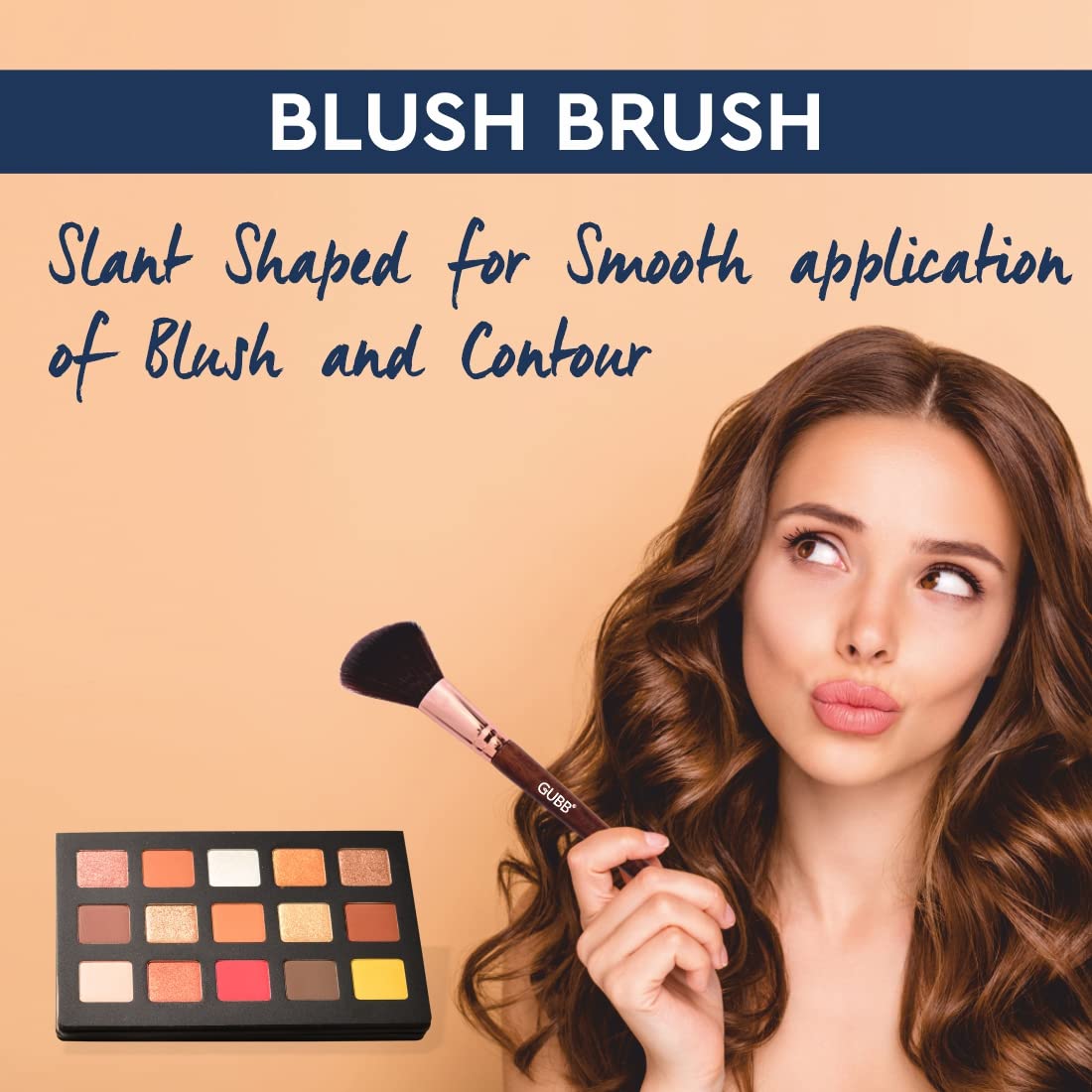 GUBB Blush Brush For Face Makeup | Blusher Brush | Wooden Makeup Brush Single - Image 4 thumbnail
