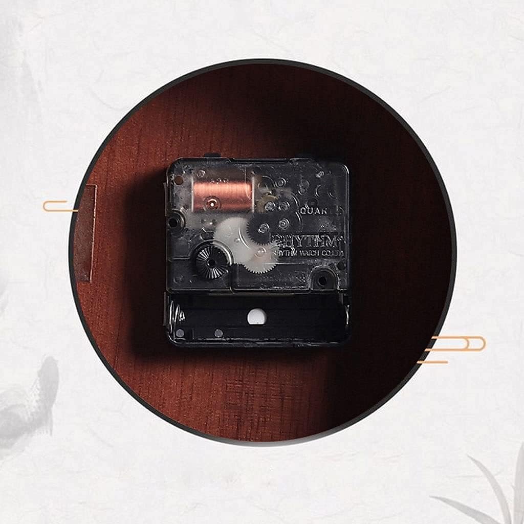 Documented Table Standing Clock Desk Clock Chinese Retro Clock House Living Room Bedroom Decoration Table Watch Desktop Ornaments Little Table Clock Interior Decoration Clock (Size: B) (A)