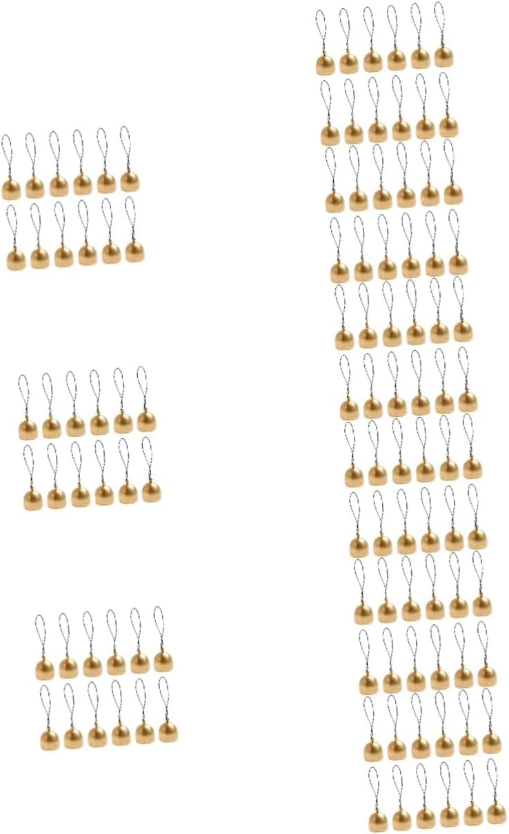108pcs Decorative Hanging Bells Christmas Tree Ornaments Lightweight Craft Bells for and for Weddings and Special Events