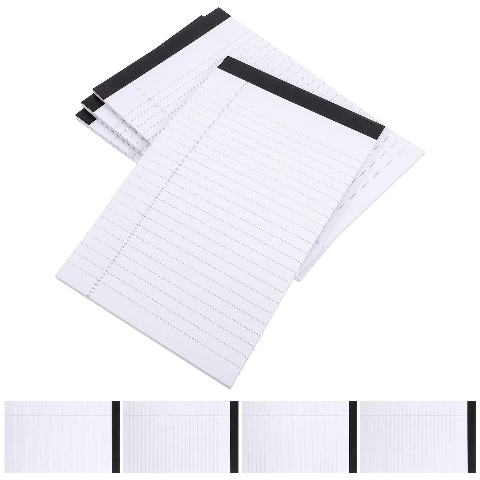 Toyvian 8 Piezas Pequeño Cuaderno de Notas Legal A5 Perforado