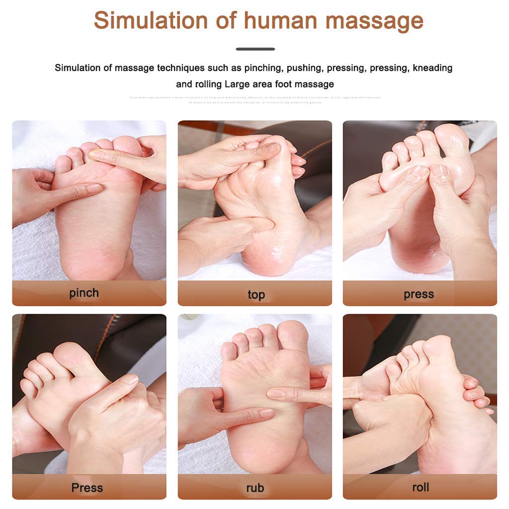 Massaggiatore pediluvio, Shiatsu elettrico massaggio palla e mais rullo pedicure spa, tempo regolabile digitalmente e controllo della temperatura, touch screen LED