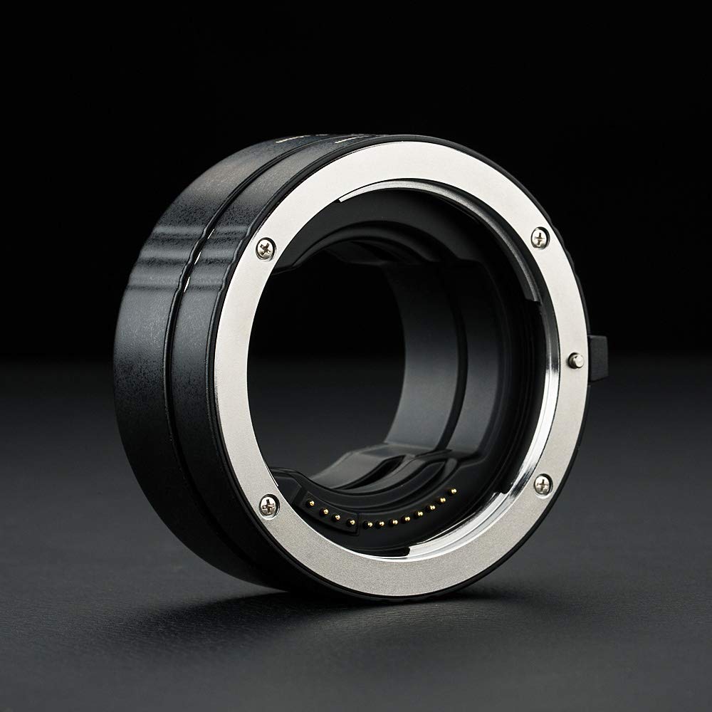 JJC Przedłużacz AF Auto Focus (11 mm 16 mm), ekspozycja TTL do aparatów Canon RF Mount EOS R10 R7 R6 R5 R RP DSLR do zbliżenia fotografii makro z korpusem i tylnym pokrowcem na obiektyw