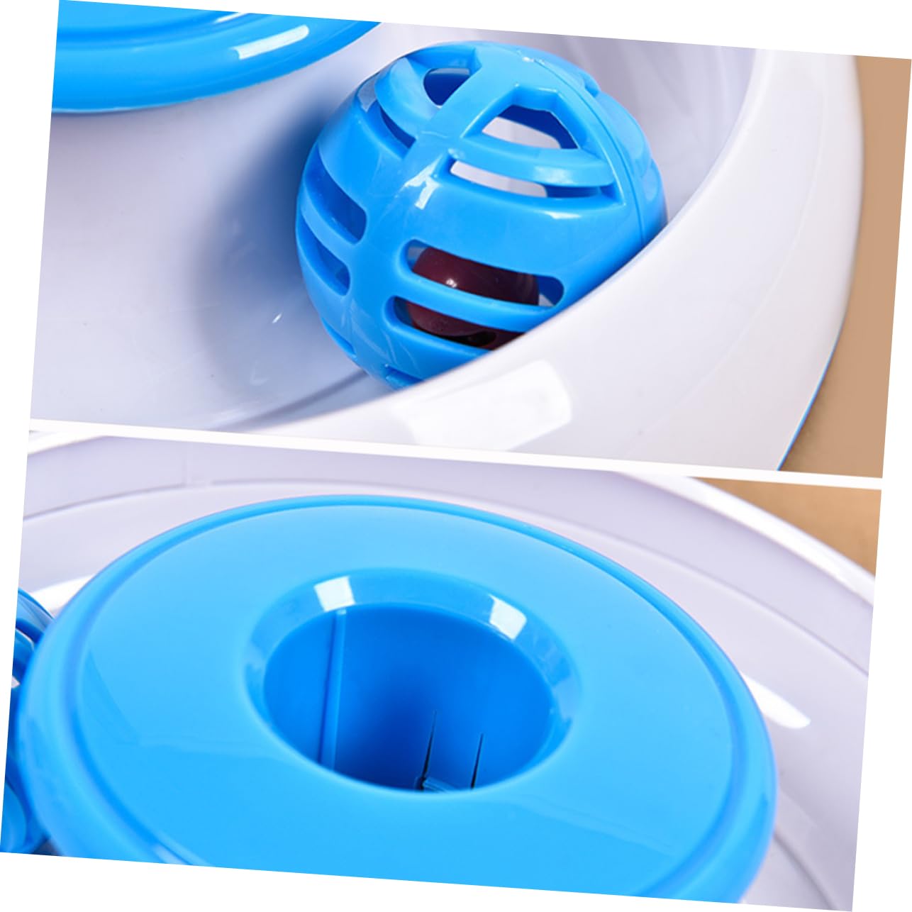 Didiseaon Jouet Automatique Chat avec Plume Rotative Électrique Jeu Interactif pour Chat Et Chaton avec Mouvement Amusant Divertissement Et Exercice