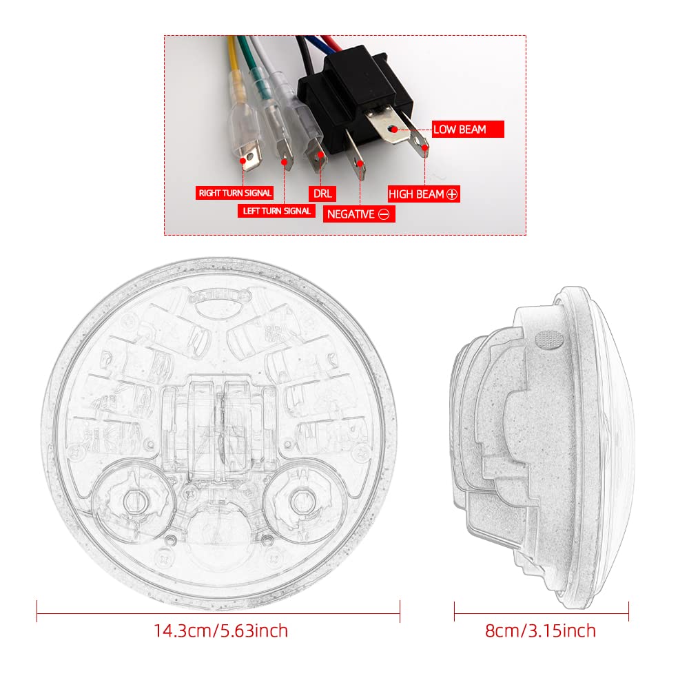 Faro led Angel Eye compatibile con V-face