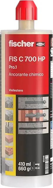 Fischer FIS C 700 HP Pro.1 Cartuccia Chimico Ibrido per Calcestruzzo e Muratura