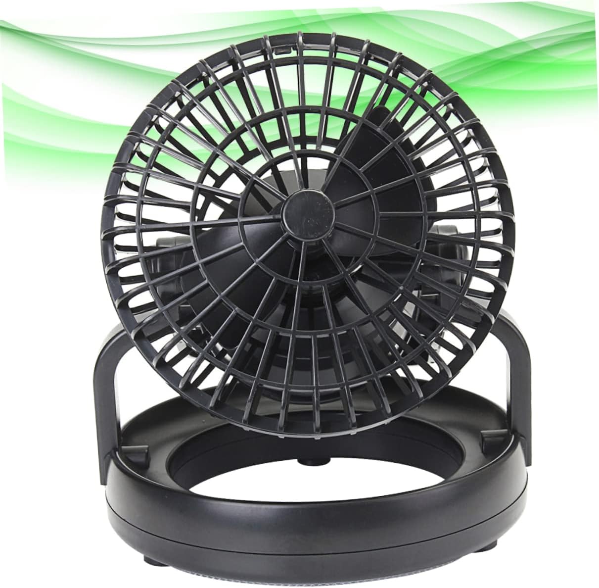 2pcs Led Camping Fan Lamp Hanging Hook Bright Led Light for Outdoor Activities Tent Ceiling Fan and Lantern for Hiking Fishing and Emergencies