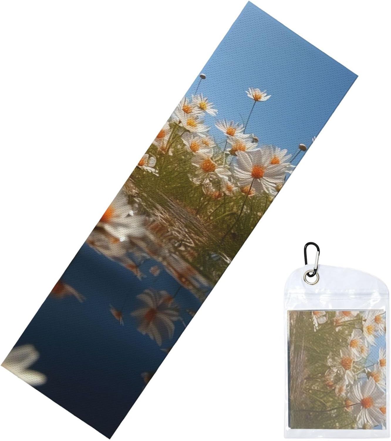 Cooling Towel (40″x12″) Quick Dry Ice Towel Flowers Falling in Water Cooling Towels for Neck Soft Breathable Chilly Towels Microfiber Cool Rags Cooling Neck Wraps for Yoga Golf Gym