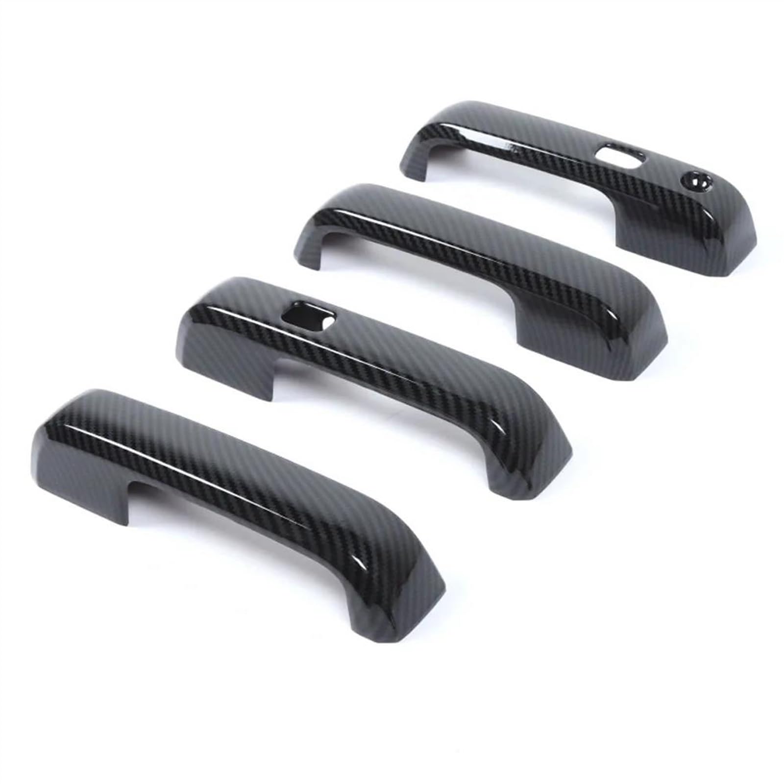 Noheeu A Car Exterior Door Handle Grab Cover Trim Styling Bs Carbon Fiber Style For Ford F150 2015 Up Uto Ccessories(A)