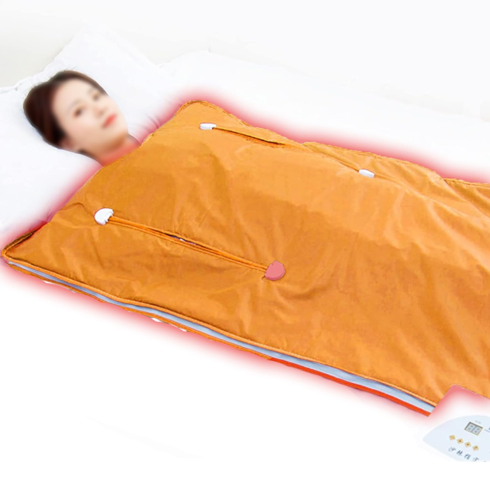 Manta de sauna portátil, impermeable para el hogar, 7 capas de aislamiento y calefacción para pérdida de peso y moldear el cuerpo