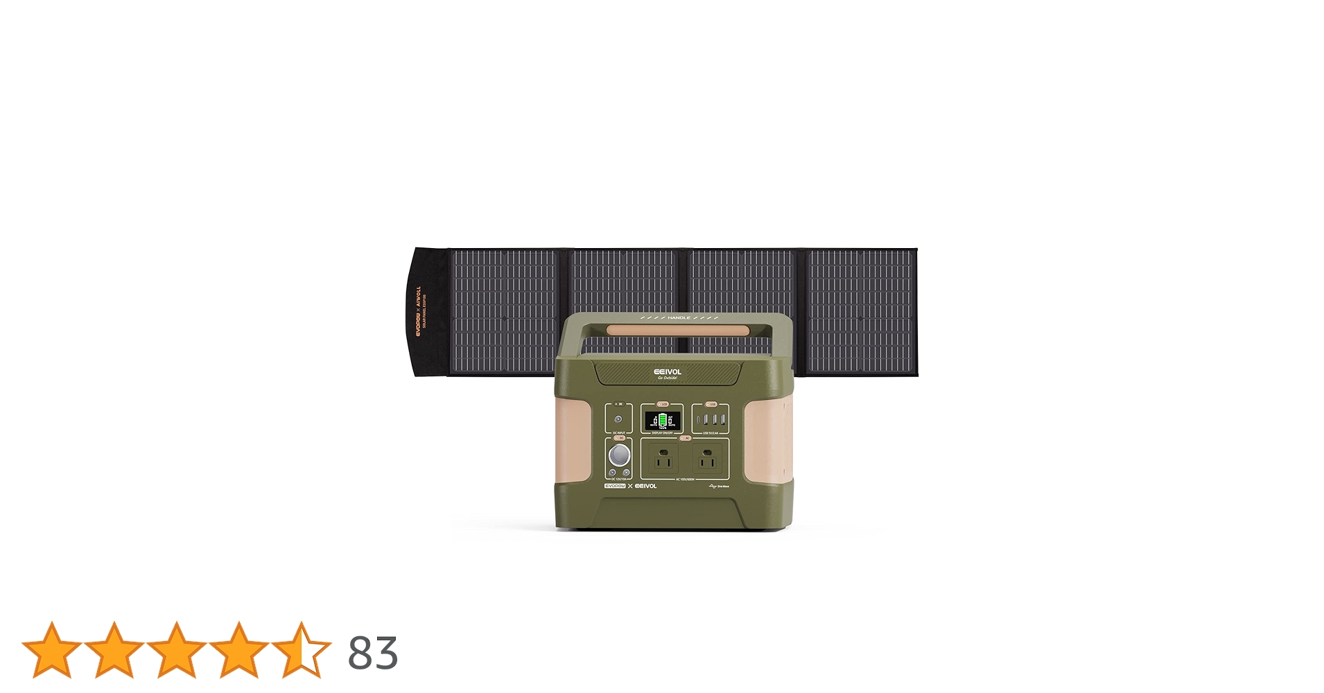 EEIVOLポータブル電源-515Wh/160938mAh　新品未使用 Amazon.co.jp: Evopow ポータブル電源 リン酸鉄 大容量 515Wh