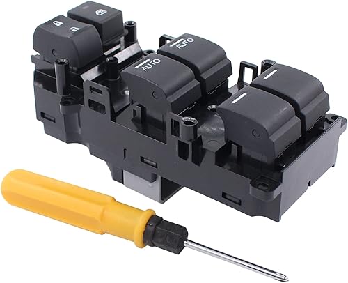 ApplianPar Interruptor de ventana lateral del conductor delantero para Honda Pilot 2016-2022, Ridgeline 2017-2020