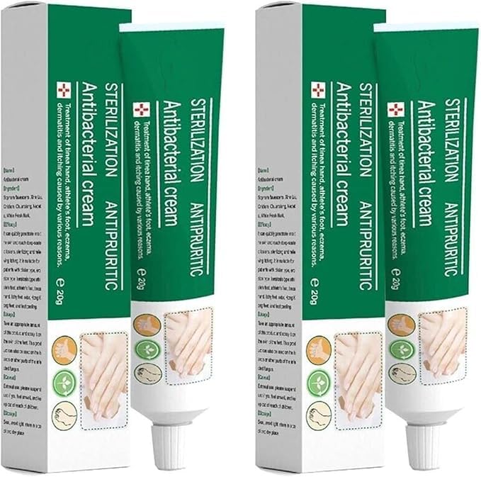 Crema Para Eliminar Lo Hongo En Los Pies Alivia La Picazon Y Luce Pies Radiantes,Foot Care, Athletes Foot Cream (2 pcs)