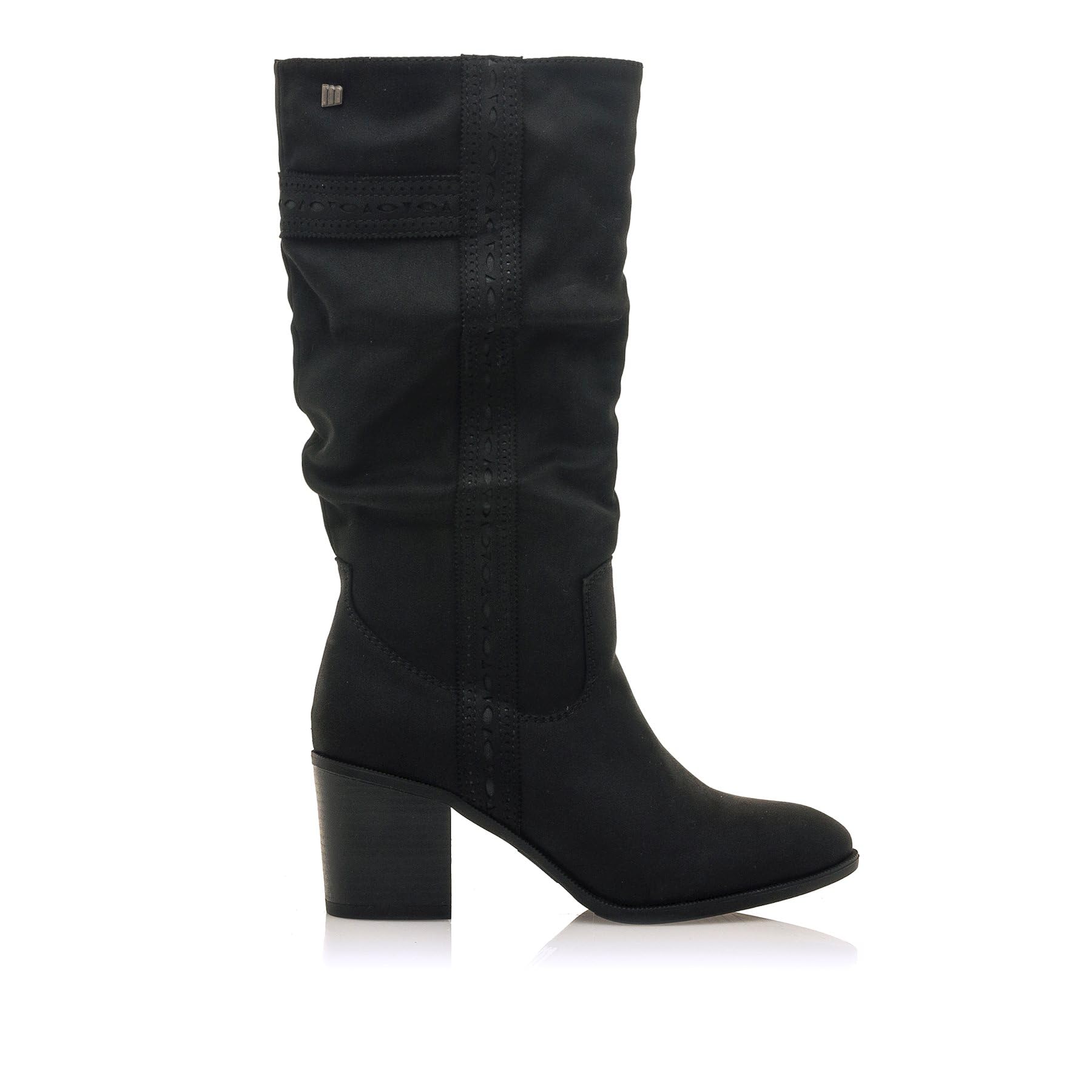 MTNG Botas de tacón Mujer Botas de tacón MIRIANA 51975 Mujer | Botas de tacón Casual | Cierre con Cremallera | 55267 | DONETS Negro