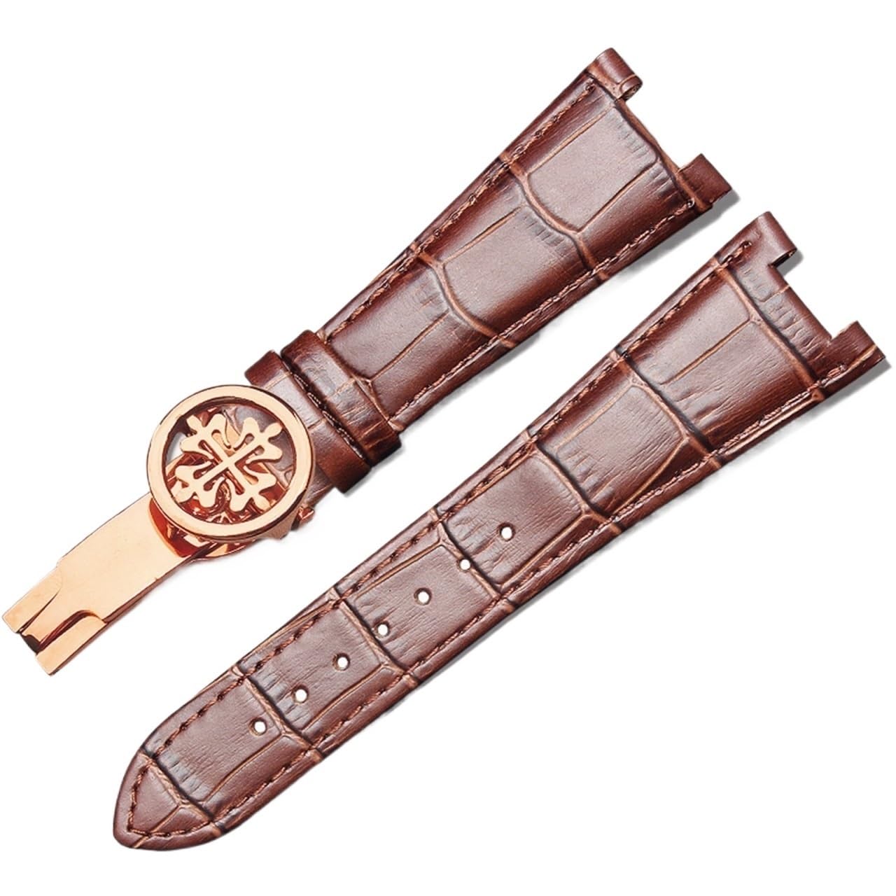 CZKE Patek Philippe 5711 5712G için Hakiki Deri Saat Kayışı Su