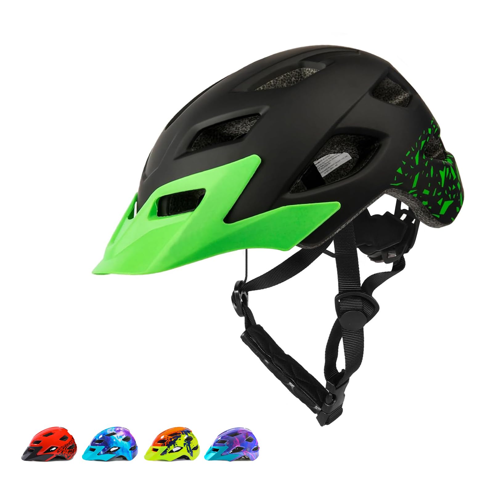Kids Helmet, Boys Girls Bike Helmet Ages 3-13 Multi-Sport Children Helmet for Bicycle Scooter Skating Cycling — image 1