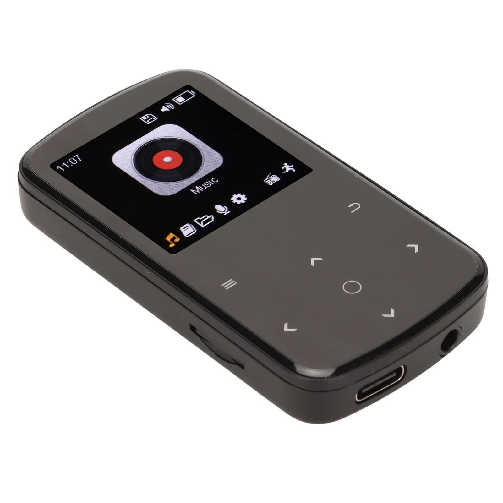 AMONIDA Lettore MP3 Bluetooth M9 Suono HiFi Compatto e Leggero per Sport e Fitness Design con Clip Posteriore da 1,54 Pollici (64GB)