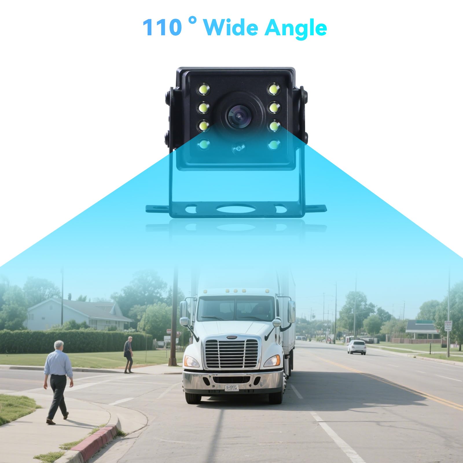 TELECAMERA AUTO POSTERIORE CAMERA LED VISIONE NOTTURNA IMPERMEABILE XTRONS