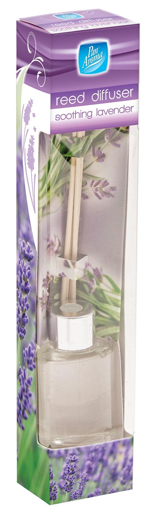 Supergift.com Lavender 30Ml Reed Diffuser, Soothing Fragrance, Home Decor, Fragrance Diffusers Set With Sticks, Best Aroma Scent For Home, Kitchen, Living Room, Bathroom (30Ml Soothing )