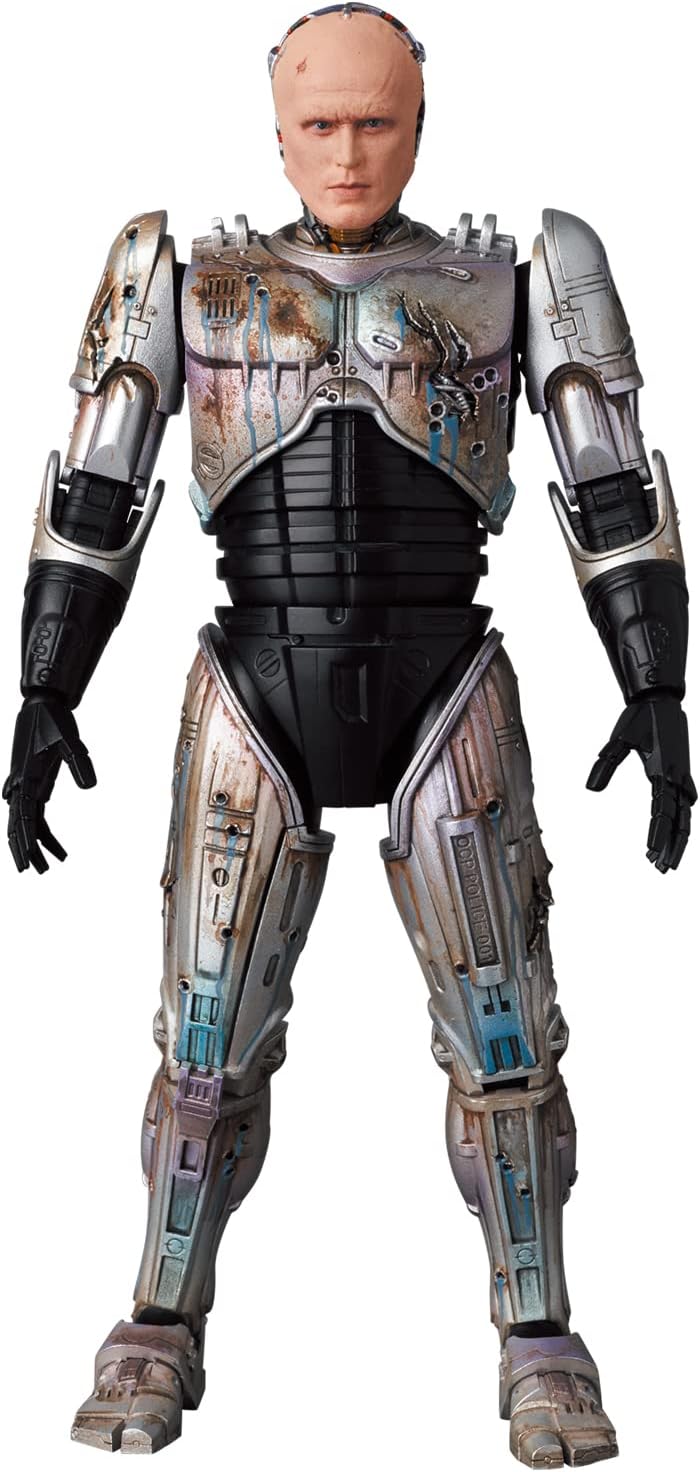 MAFEX No.192 MAFEX Robocop Murphy Robocop Murphy Head Damage Version, Total Height: Approx. 6.3 inches (160 mm), Non-Scale, Painted Action Figure