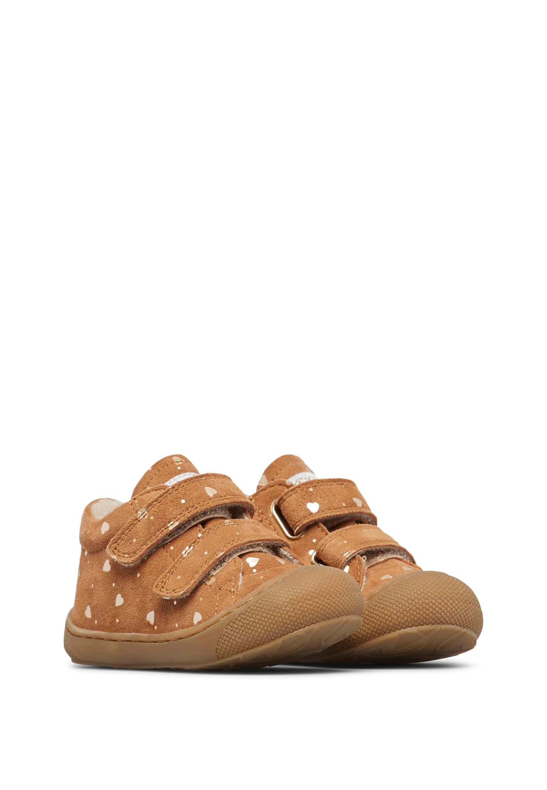 Naturino Chaussures Premiers Pas en suède, Marron- 25