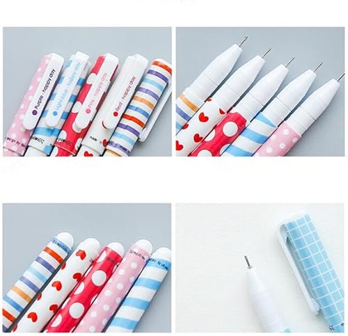 Miniatura 10 de Lindos bolígrafos de tinta de gel de colores para mujer, 10 unidades (164 pulgadas)