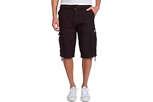 Men's Cordova Belted Messenger Cargo Shorts