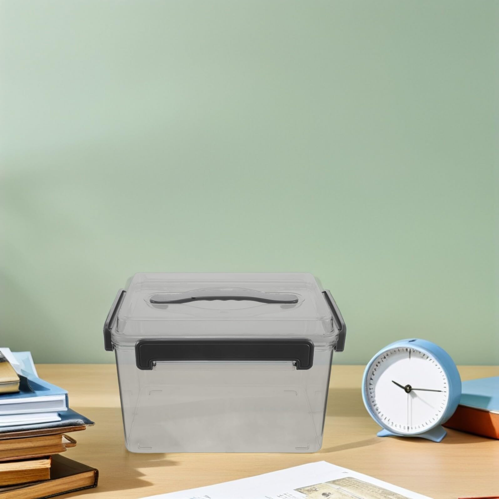Aufbewahrungsbox für Kameraobjektive aus Acryl, Klar, Tragbar, Stoßfest | Digitalkamera Zubehör, Hohe Lichtdurchlässigkeit, Transparente Kennzeichnung, Geeignet für Reisen und Studio, Kunststoff