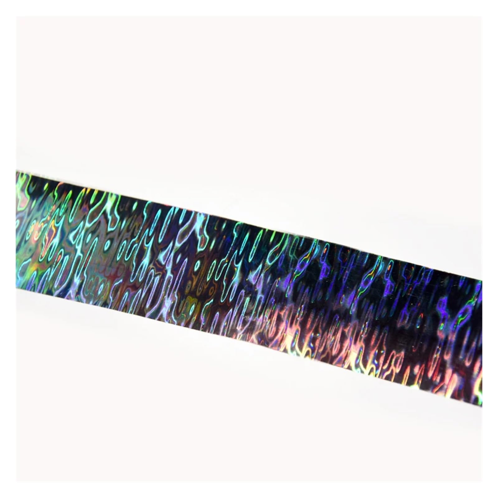 120m Water Ripple Foils Olografico Nail Art Transfer Foil Adesivo Argento Hot Stamping Foil for Esca Da Pesca Fai Da Te Strumento for Unghie Motivi Decorativi