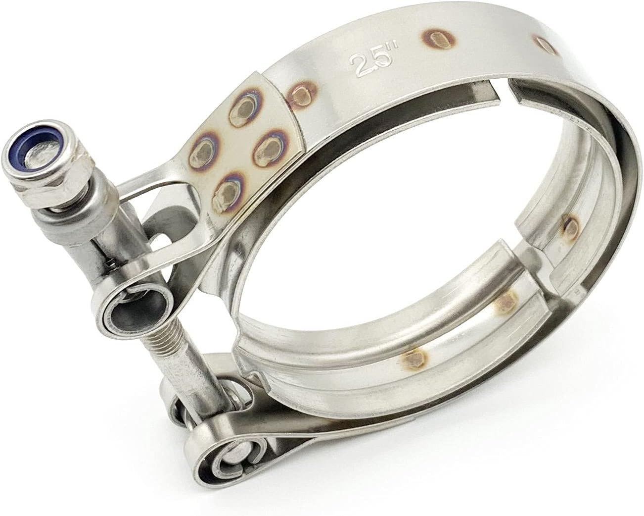 304 Stainless Steel Vband Exhaust Clamp Heavy Duty Bolt 1