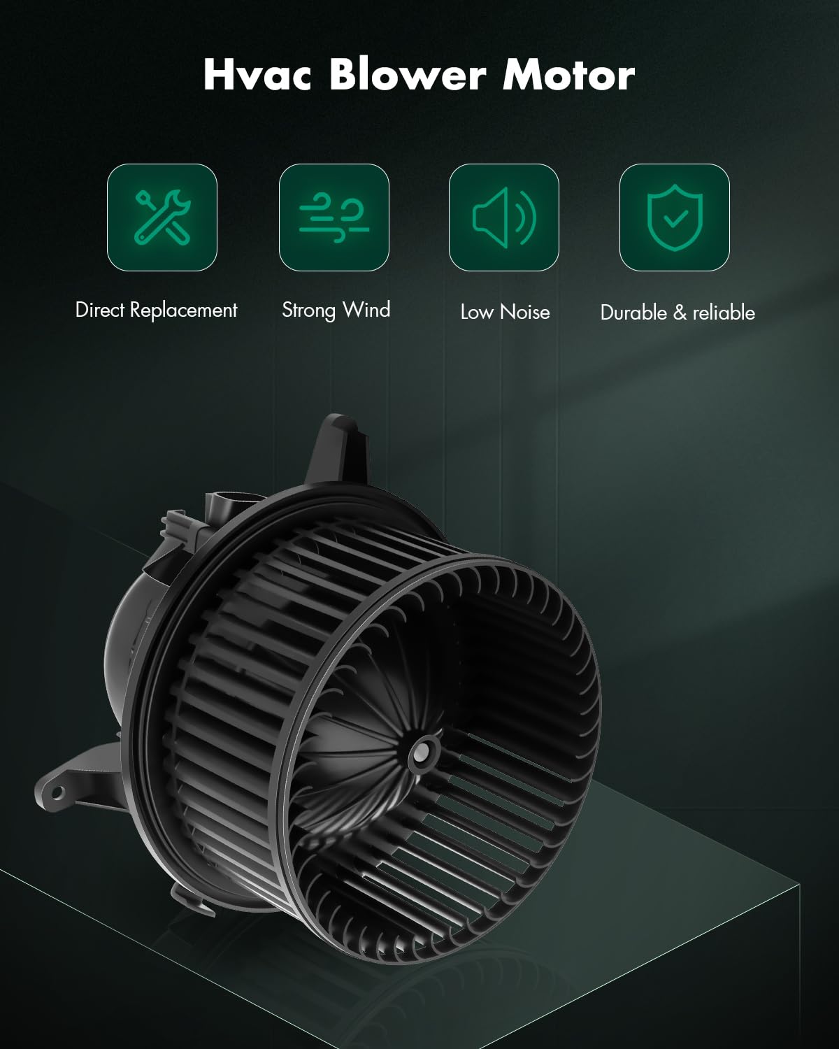 SCITOO 700267 HVAC - Motor de ventilador con jaula de ventilador para Buick 2013-2017, para Cadillac 2010-2012, para Chevy 2010-2017, para GMC 2010-2016
