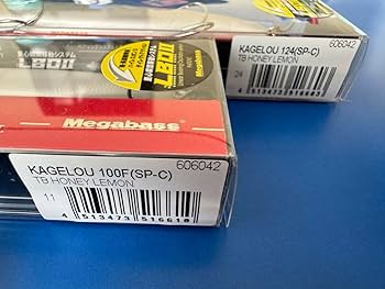 Amazon.co.jp: メガバス カゲロウ 100F 124Fトビヌケ オリカラ ハニー