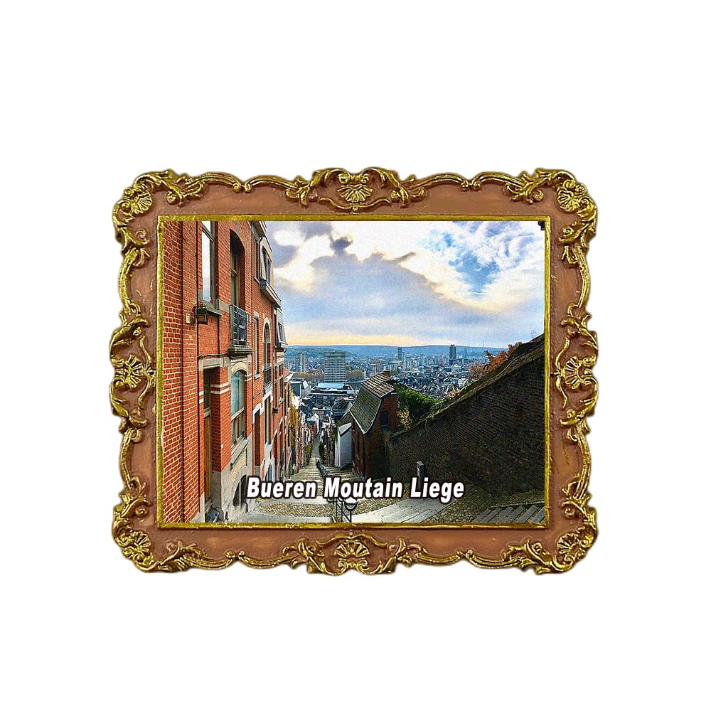 Wedare 3D Belgio Frigorifero Magnete Souvenir turistici Magneti Adesivi in ​​Resina Magnete per Frigorifero Home & Decorazioni da Cucina dalla Cina