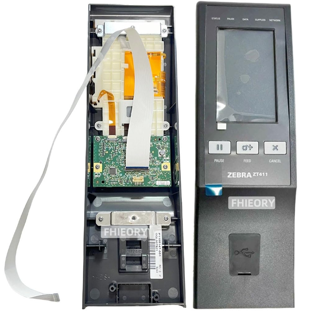 Id Card Printer Zebra ZT411 LCD Control Panel Replacement