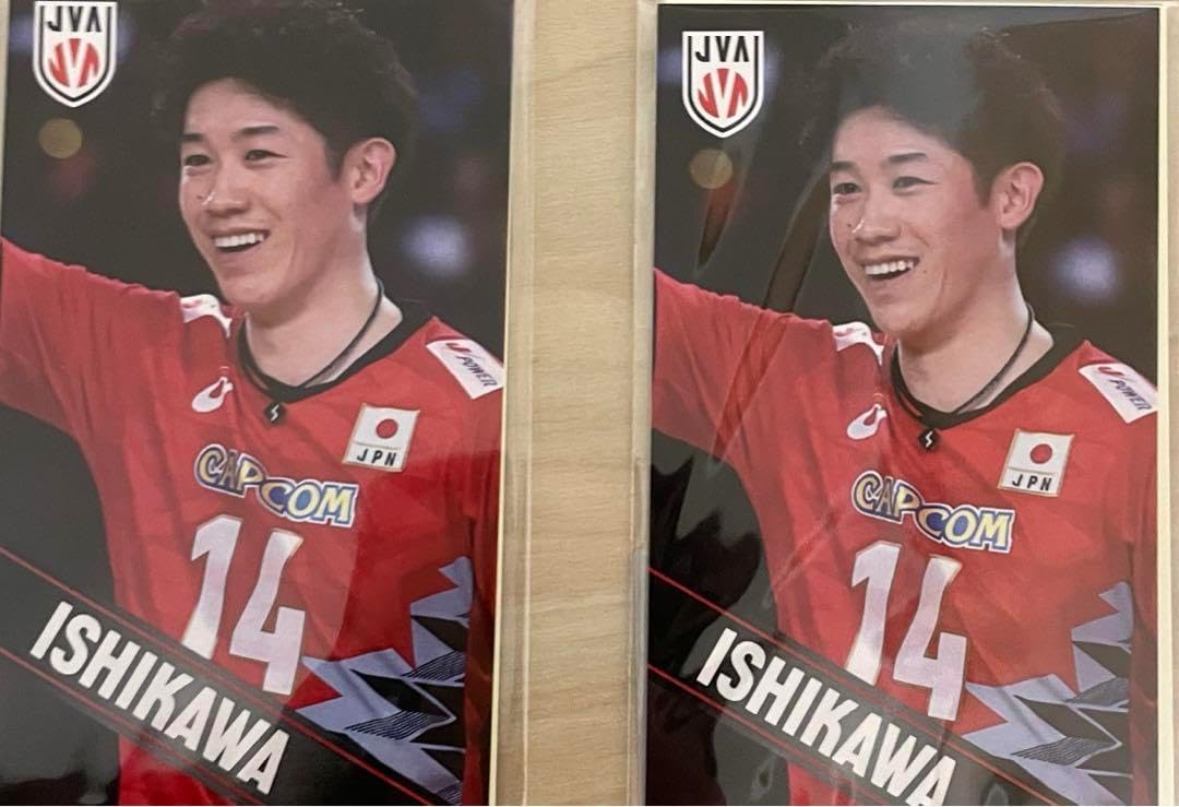 男子バレーボール　モバガチャ　石川祐希 石川祐希 モバガチャ ステッカー2枚セット2全日本男子
